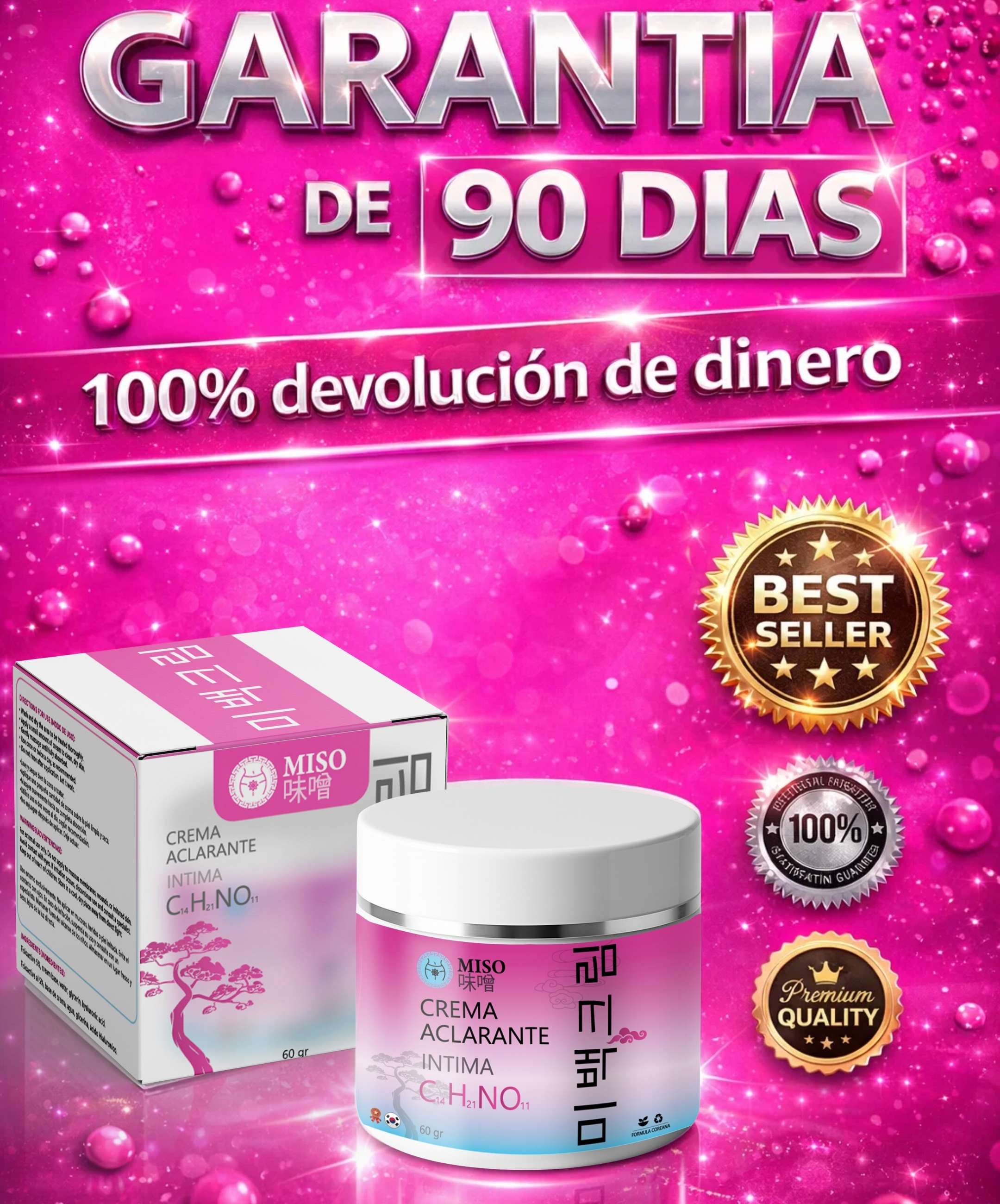 Crema Aclarante Zonas Intimas MISO