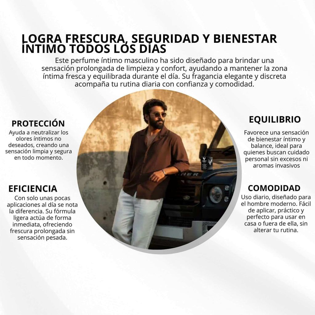 Perfume Intimo Masculino Desodorizador