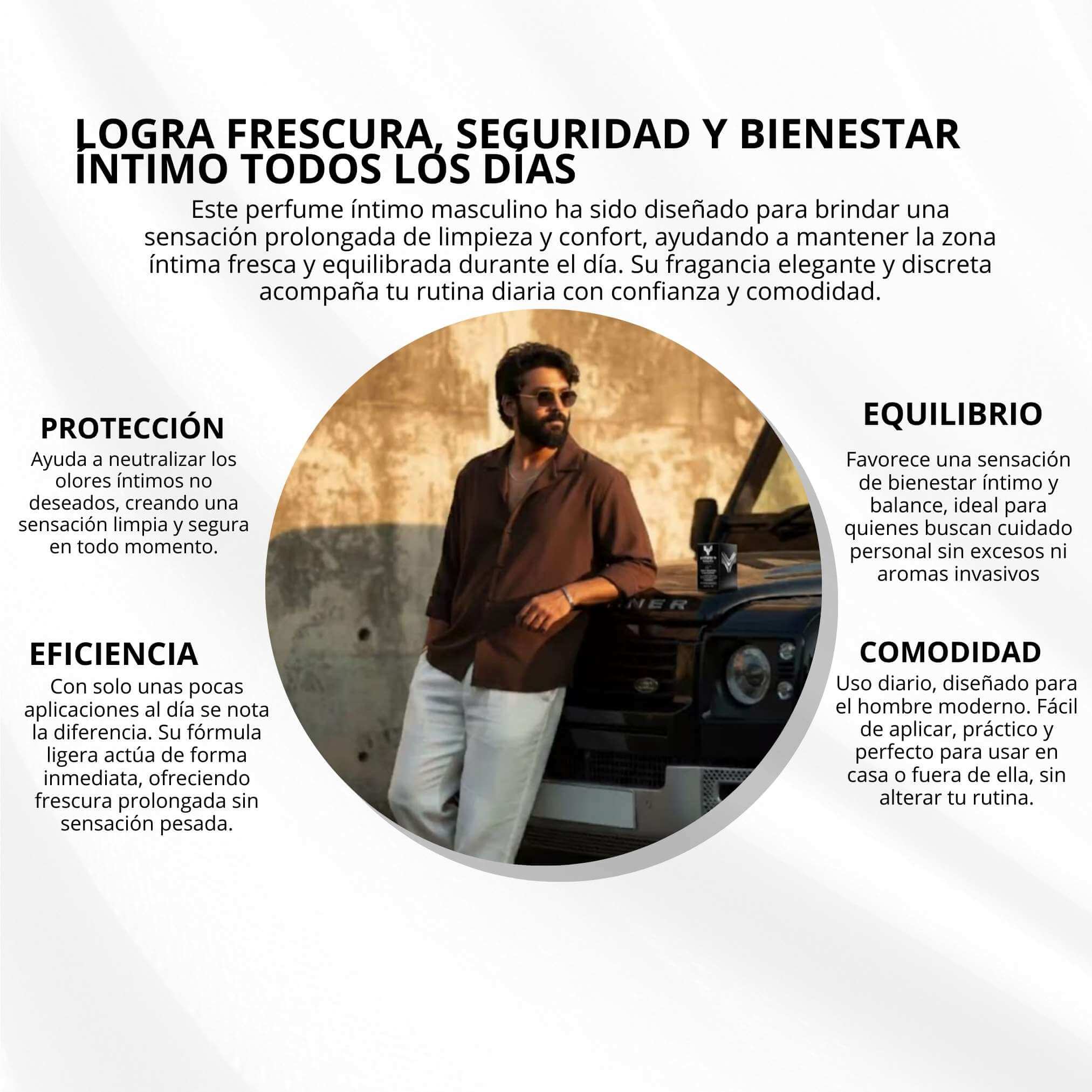 Perfume Intimo Masculino Desodorizador