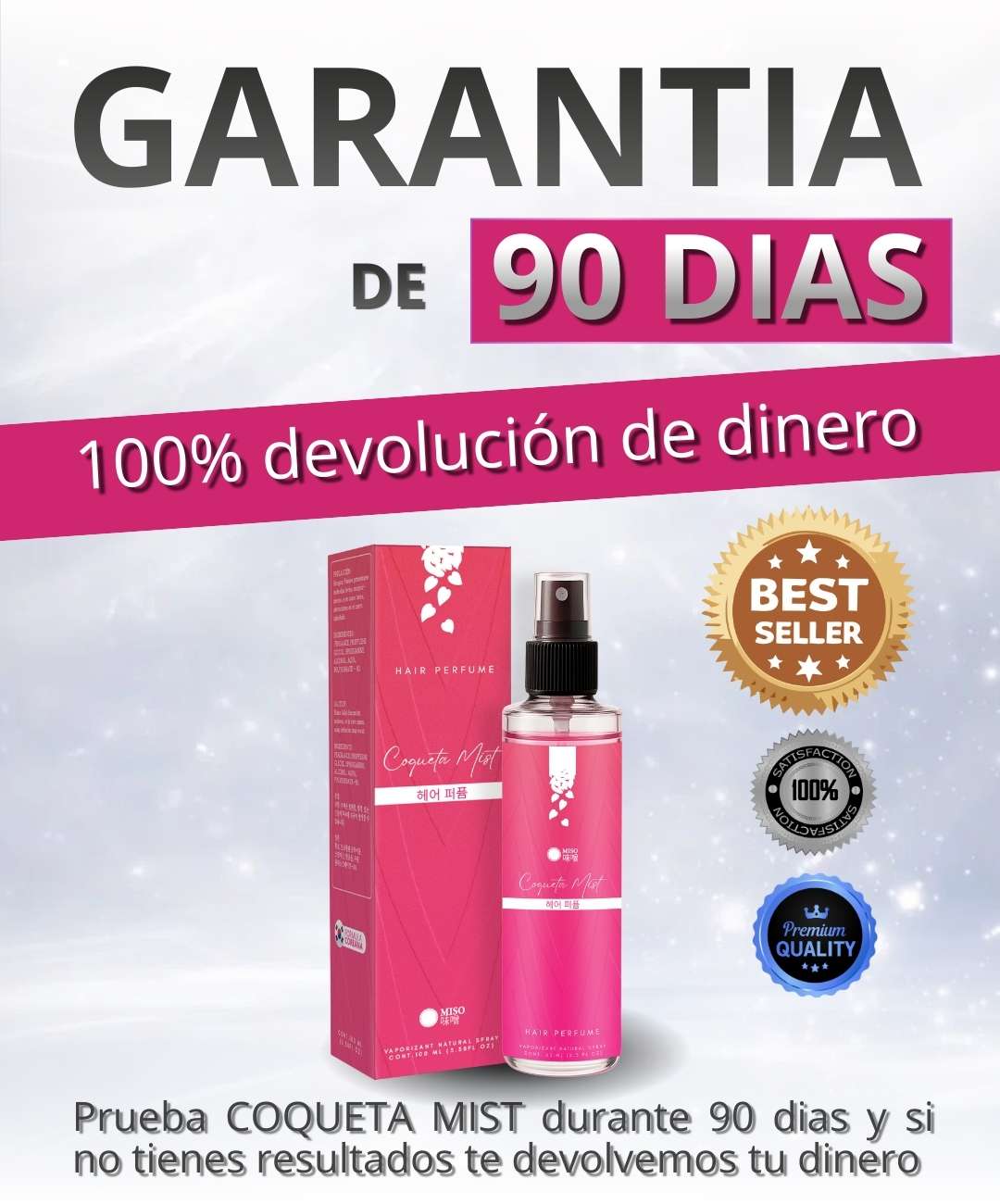 Perfume Capilar Coqueta Mist
