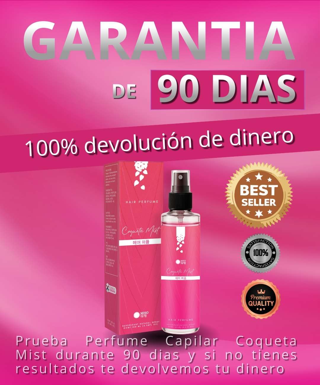 Perfume Capilar Coqueta Mist