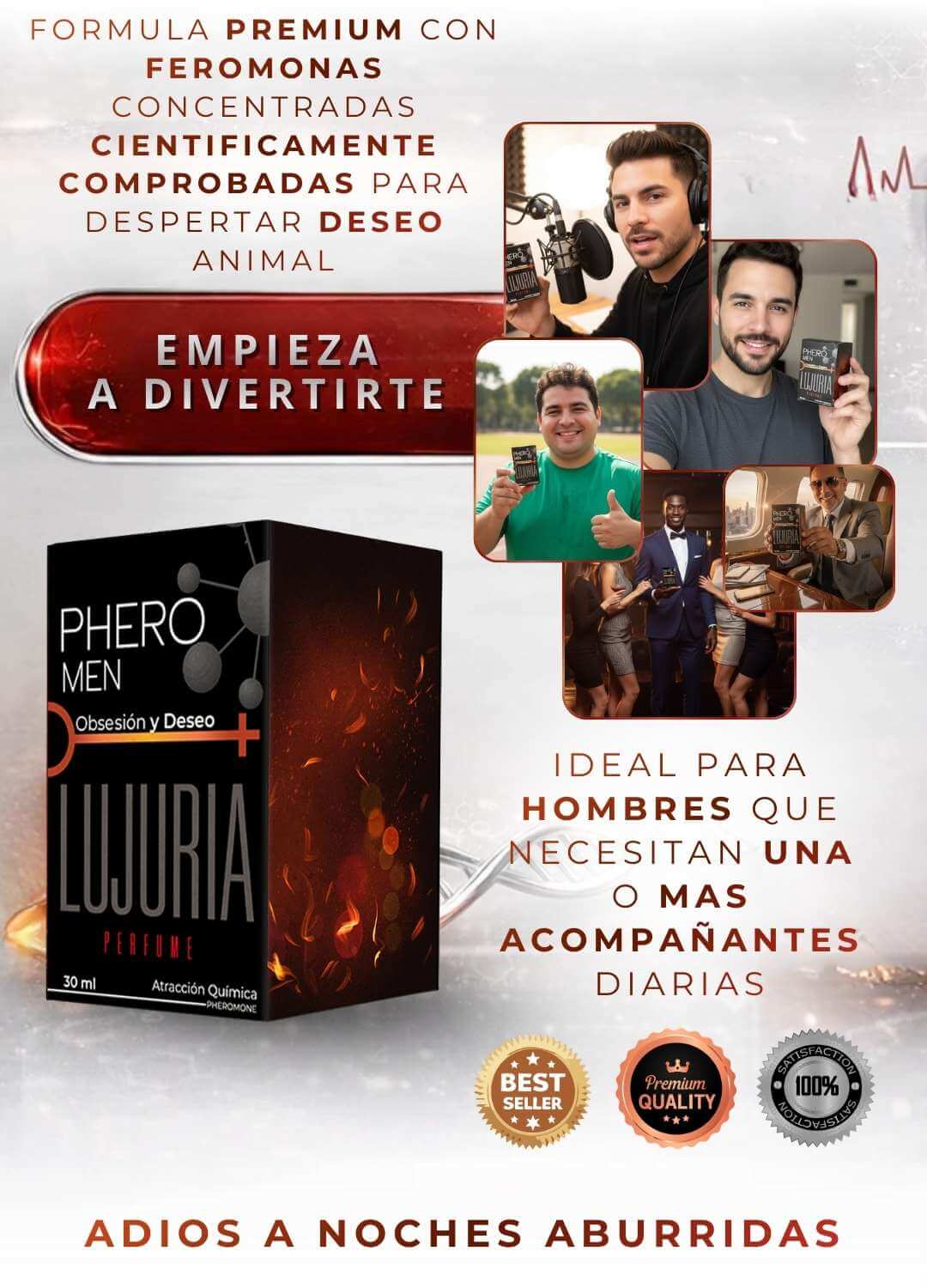 Pheromen Lujuria con 100% Feromonas
